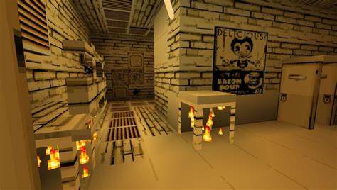 Mcpe Map Bendy Game Horror 1 All For Minecraft Pe Game