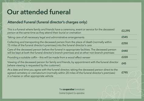 Prices and Services | Central England Co-operative