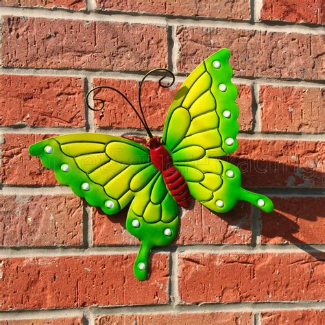Butterfly Large New Green Metal Butterflies Wall Art