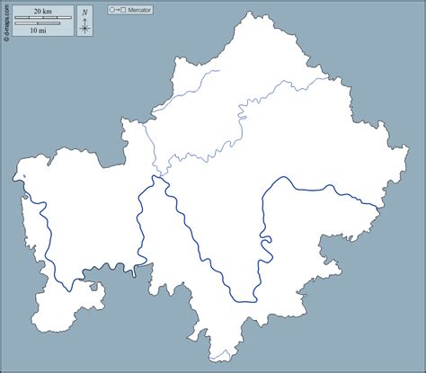 District De Basse Franconie Carte G Ographique Gratuite Carte