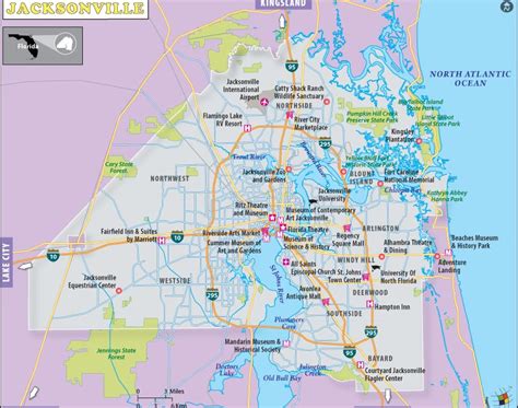 Jacksonville Fl Zip Codes Map
