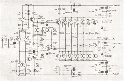 100w Audio Amplifier Circuit Diagram Datasheet