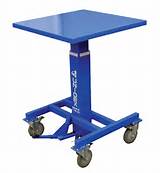 Photos of Portable Hydraulic Lift Tables