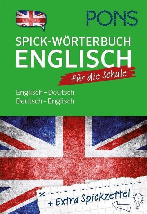 pons spick wörterbuch für die schule englisch buch jetzt online bei weltbild ch bestellen