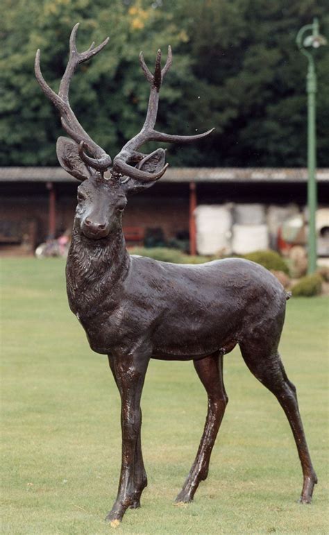 The right garden accessories can make or break a beautiful garden theme. Bronze Stag - Unusual Garden Statues by Adams Bronze ...