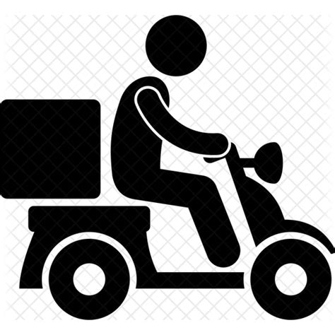 Delivery Boy Icon Download In Glyph Style