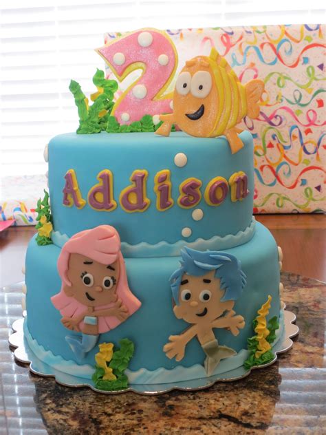 Our Bubble Guppies cake | Bubble guppies party, Bubble guppies birthday, Bubble guppies cake