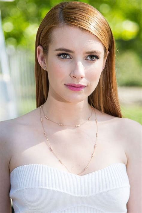 20 Celebrities Stun In Red Hairstyles Emma Roberts Sports A Slicked