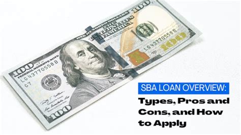 Sba Loan Overview Types Pros And Cons And How To Apply