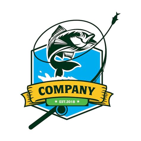 Premium Vector Fishing Logo