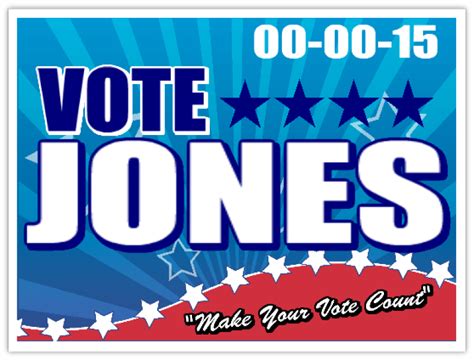 Political122 Political Sign Templates Campaign Signs Yard Signs