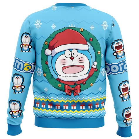 Doraemon Ugly Christmas Sweater Anime Ape