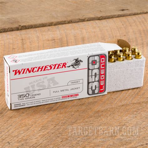 Winchester 350 Legend 145 Grain Fmj 20 Rounds