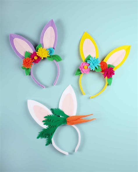 Easter Bunny Headbands Martha Stewart