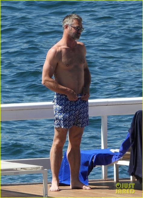 Taylor Kinney Enjoys A Relaxing Day At Lake Como With Girlfriend Ashley Cruger Photo
