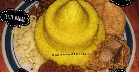 Yang pengen tahu rasanya geprek nasi bumbu rendang 290 resep nasi kuning tumpeng enak dan sederhana ala ...