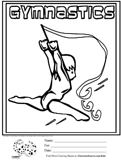 54 Olympic Gymnastics Coloring Pages Garabatos Deunmuro