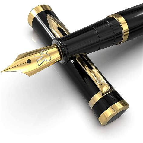 Wordsworth And Black Fountain Pen Set Medium Nib Includes 6 Ink