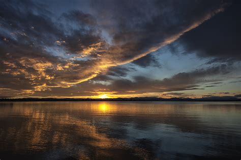 High Quality Image Of Sunset Photo Of Night Sea Imagebankbiz