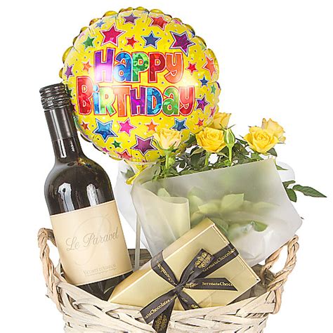 Take a look at exclusive birthday birthday gifts delivery services in more than 1000 cities. Red Wine Gift Basket Happy Birthday - delivered next day