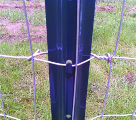 How to install a tee post clip. Speechless Workin Stiff: Installing T-Post Clips on Garden ...