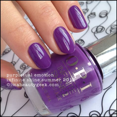OPI INFINITE SHINE SUMMER 2015 SWATCHES REVIEW Purple Gel Nails
