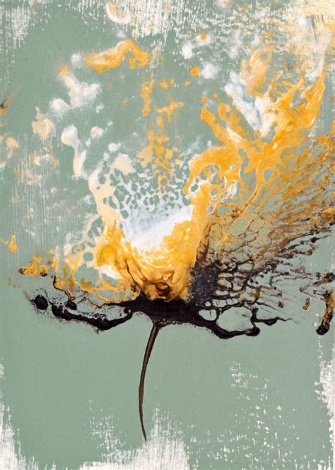 Maybe you would like to learn more about one of these? Original Art, Yellow Flower, 5×7 Painting, Modern Home ...