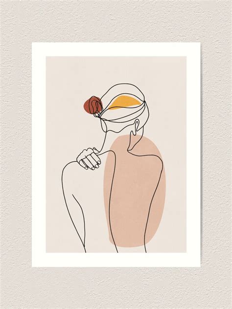 Nude Figure Illustration Art Print For Sale By Millamix Redbubble