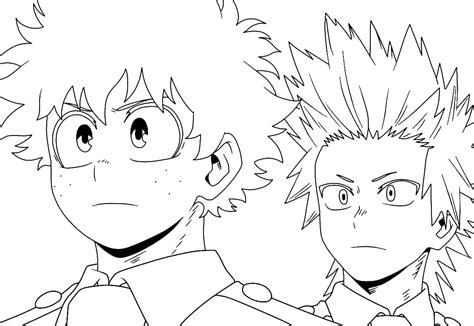 Izuku Midoriya Coloring Pages Coloring Pages