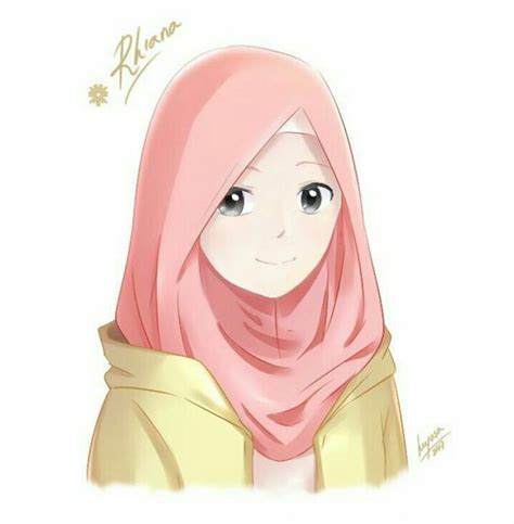 Kalian bisa membuat sketsanya terlebih dahulu baru mewarnai. Kartun Korea Gambar Anime Perempuan Cantik Dan Keren Berhijab | Link Guru