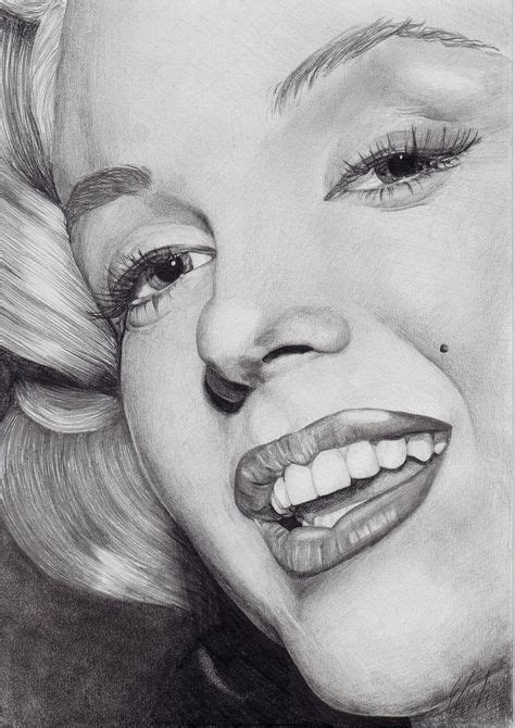 Marilyn Monroe By Ehvh On Deviantart Pencil Drawing Art