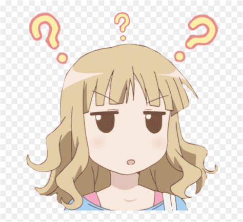 Anime Girl Confused Png Transparent Png 700x700239616 Pngfind