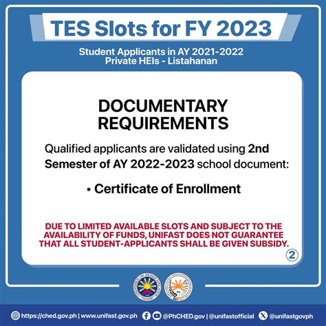 Tertiary Education Subsidy Tes