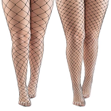 Buy Pairs Black Fishnets Tights Plus Size Sexy Fishnet Pantyhose