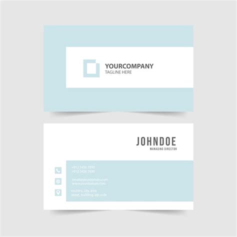 Premium Vector Simple Modern Business Card Template Collection