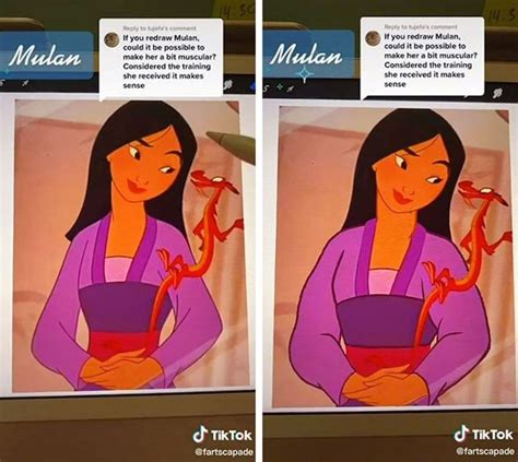 Illustrator Reimagines Disney Princesses With Realistic Body Types Animated Disney Characters
