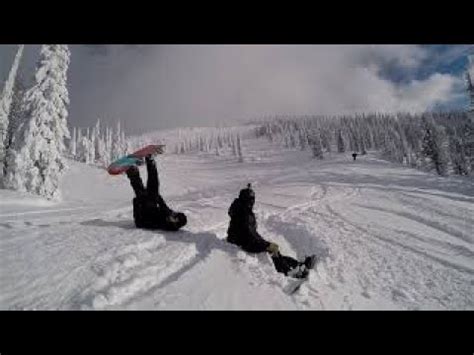 Snowboarding In Whitefish Youtube