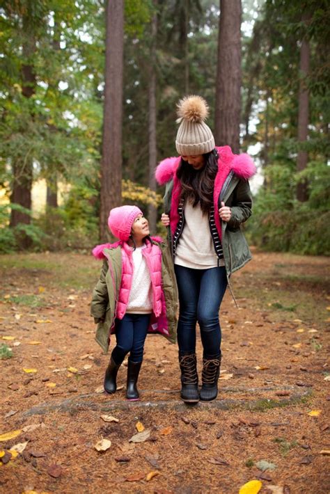 Stylish Winter Outfits For Mommy And Daughter Stylish Winter Outfits