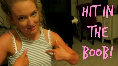 Hit In The Boob Lindsey S Life Youtube
