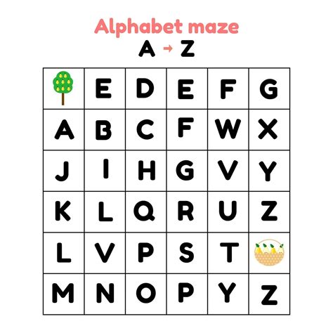 Vector Illustration Game For Preschool And School Children Alphabet