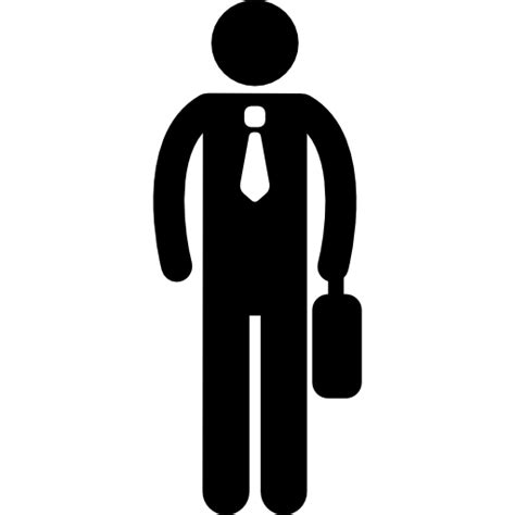 Free Icon Office Worker Silhouette