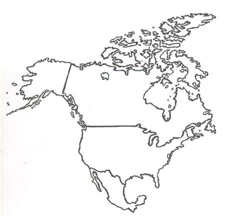mapa mudo américa del norte