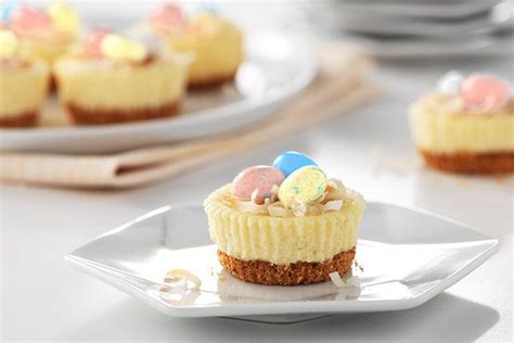 Explore delicious easter desserts from my food and family. PHILADELPHIA Easter Mini Cheesecakes | Mini cheesecakes ...