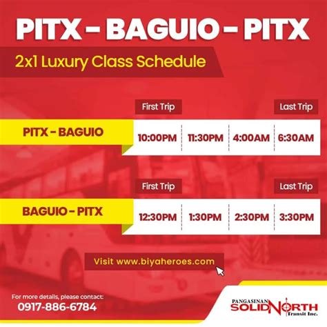 Solid North P2p Luxury Bus Travel From Manila To Baguio At Your
