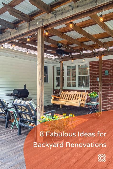 Eight Amazing Ideas For Backyard Renovations Backyard Renovations