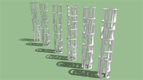 Parametric Columns Shape Bending 3d Warehouse