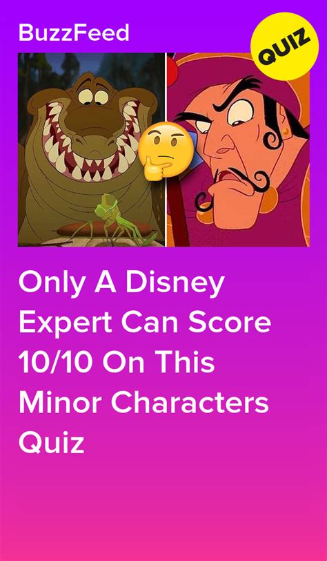 Only A Disney Expert Can Score 1010 On This Minor Characters Quiz