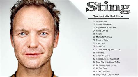 Sting Greatest Hits Full Album The Very Best Songs Of Sting Youtube