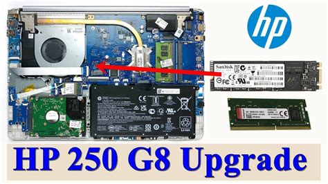 Hp 250 G8 Upgrade M2 Pcie Ssd Upgrade Disassembly 2022 Youtube