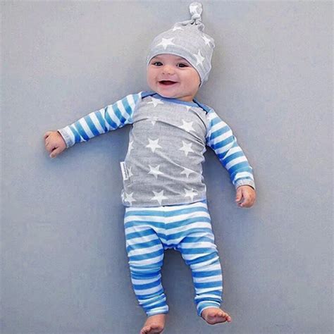 3pcs Baby Clothes Baby Boys Set Suit Outfits Infant Clothes Autumn